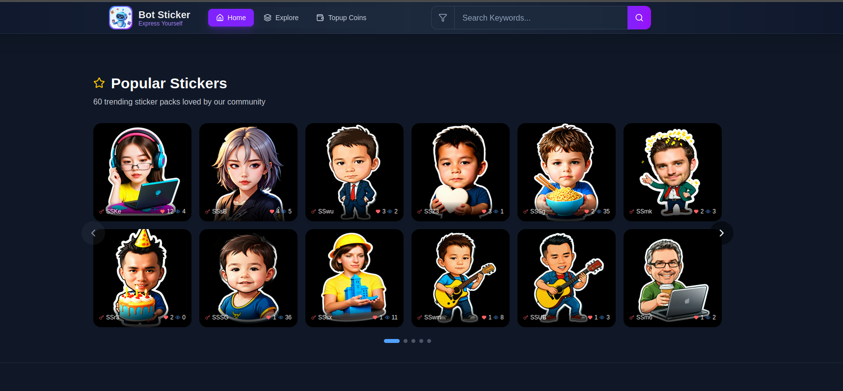 Botsticker List Template